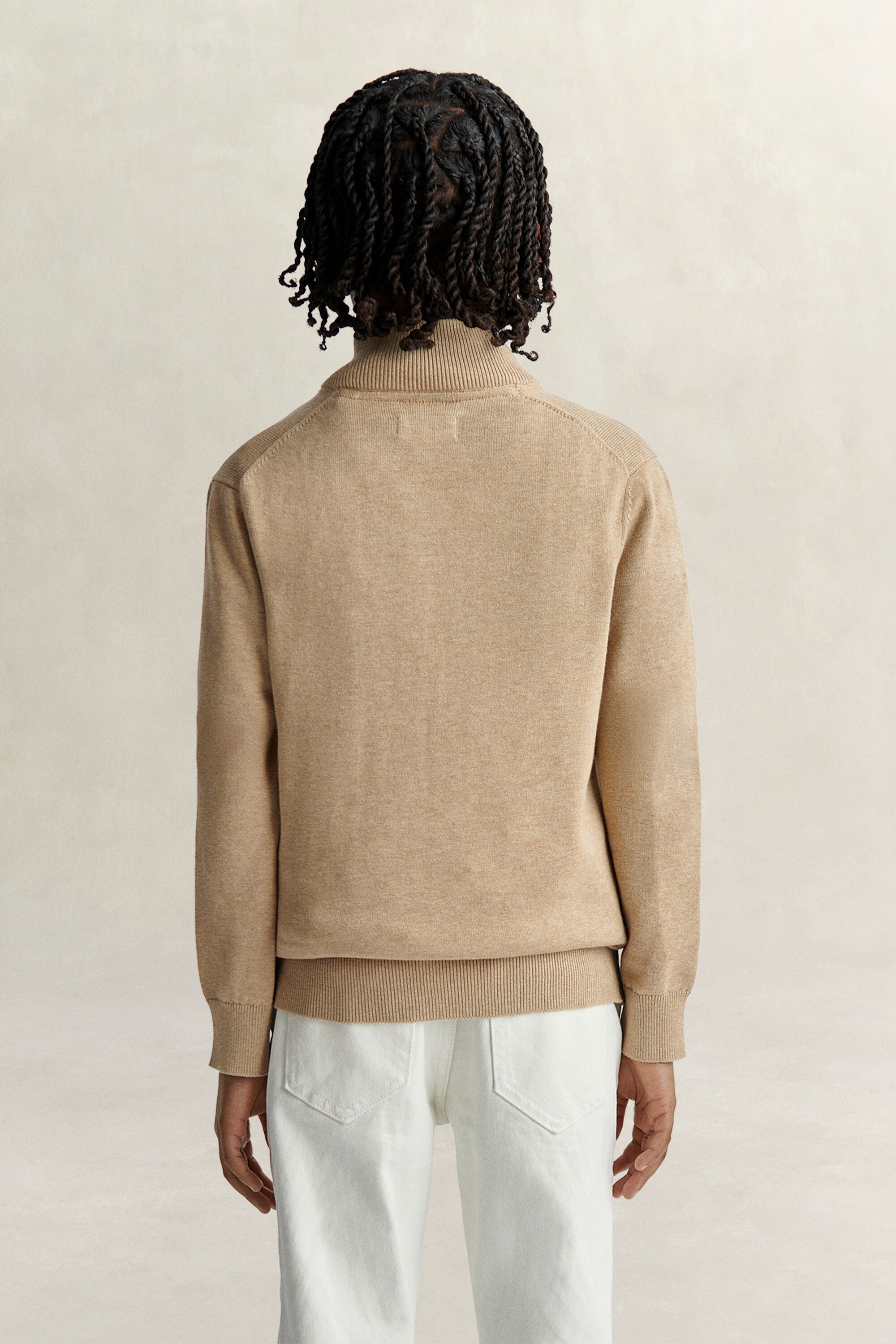 Teen Boys Shield Half-Zip Sweater