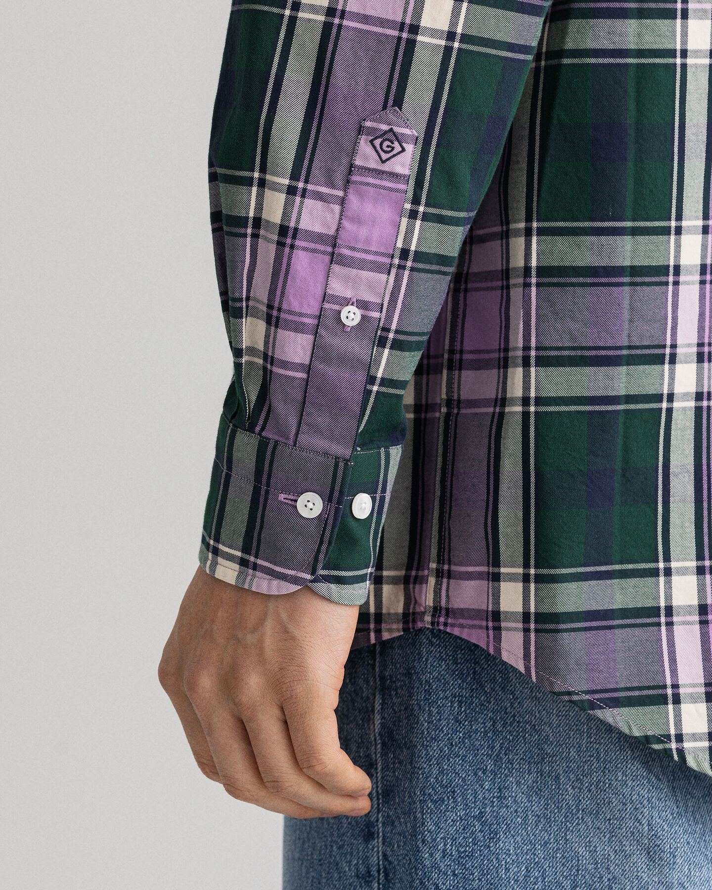 Oversized Twill Check Shirt
