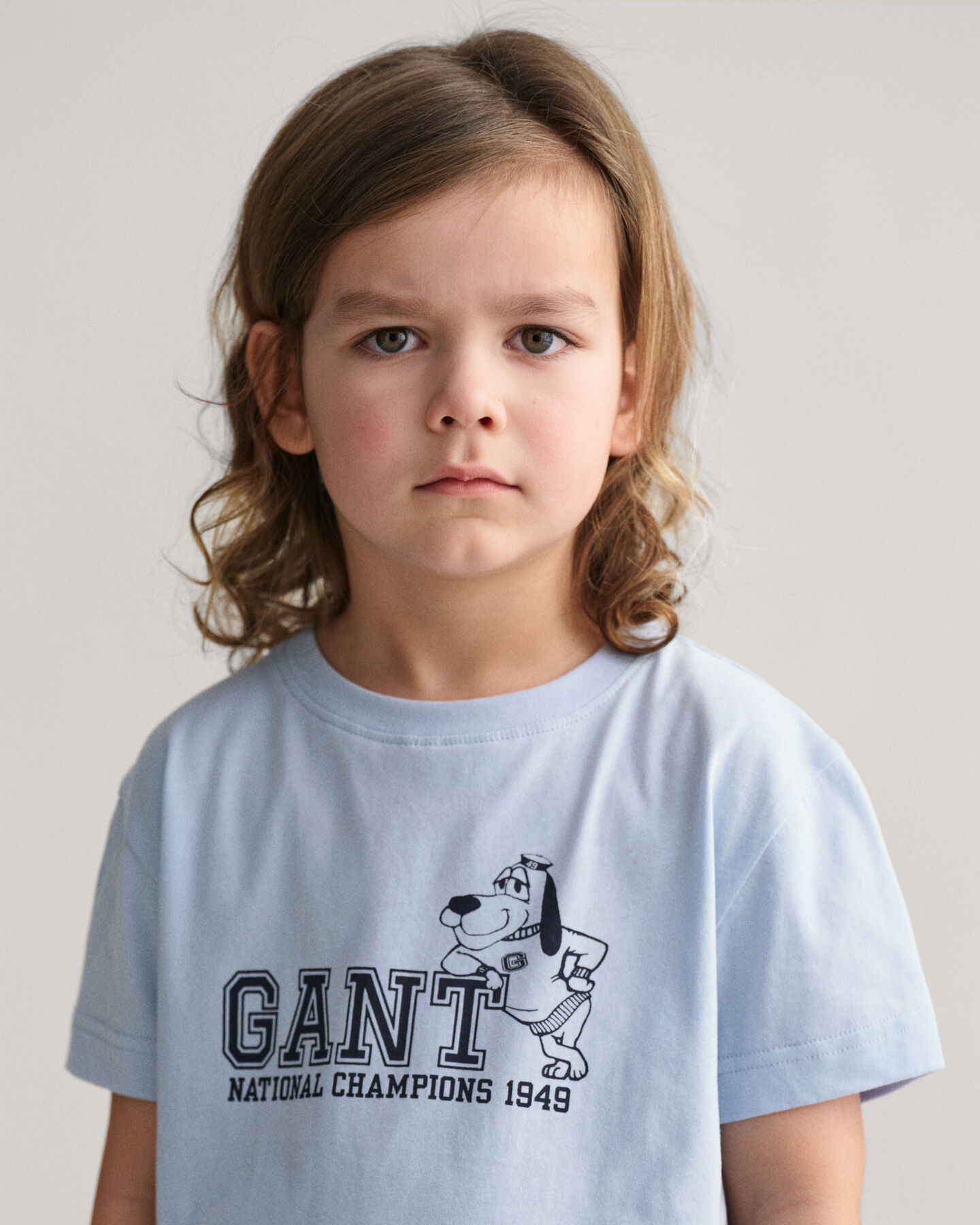Kids GANT Dog Print T-Shirt