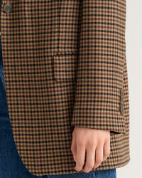 Oversized Check Blazer