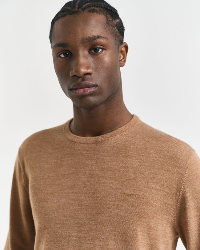 Merino Wool Crew Neck Sweater