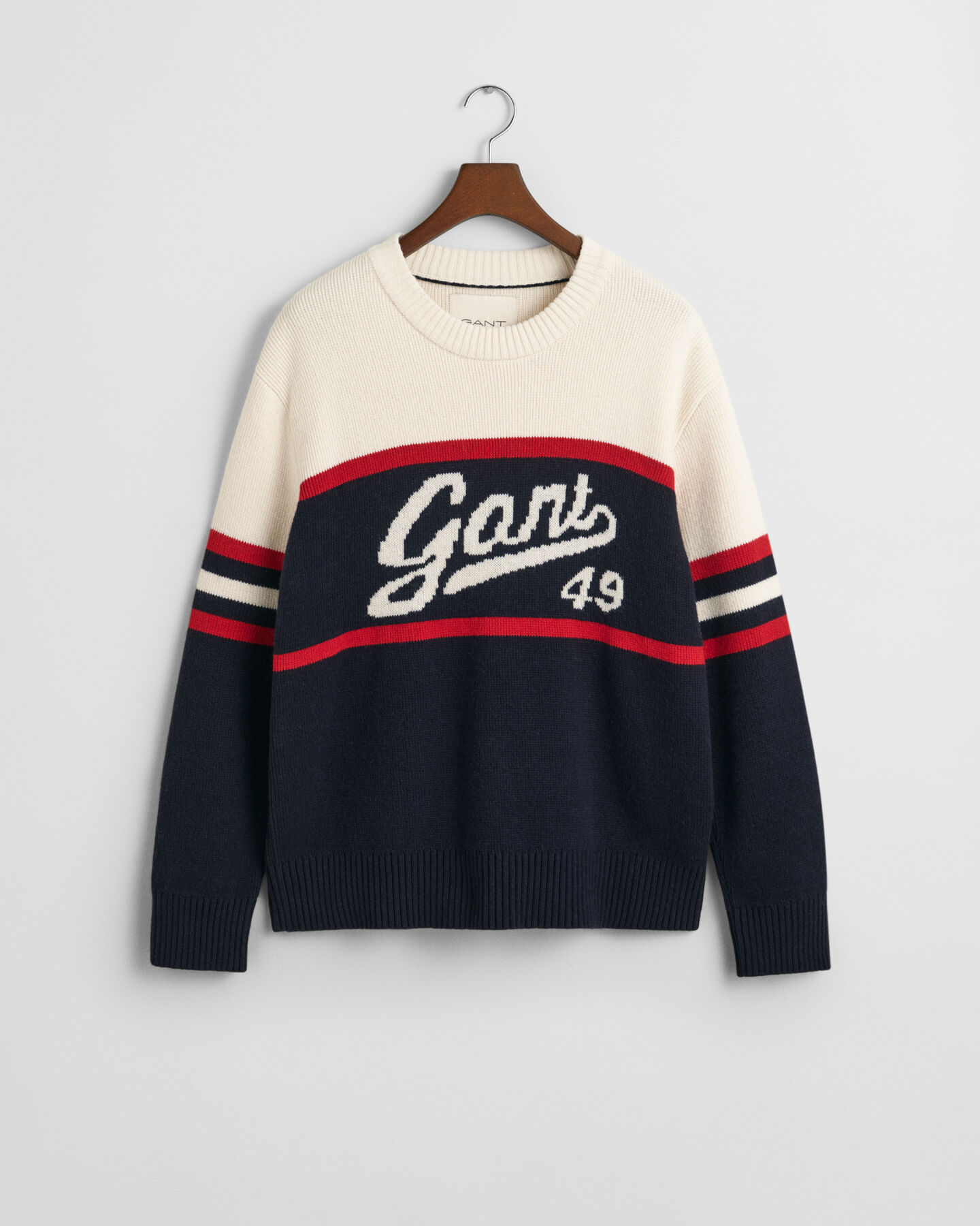 GANT Vintage Graphic Crew Neck Sweater