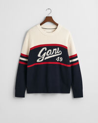 GANT Vintage Graphic Crew Neck Sweater