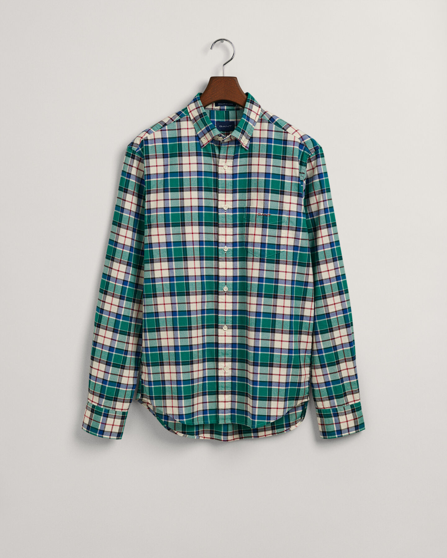 Regular Fit Checked Oxford Shirt