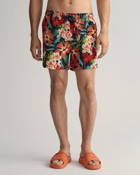 Classic Fit Floral Print Swim Shorts