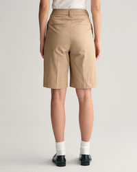 Relaxed Fit Pleated Chino Shorts