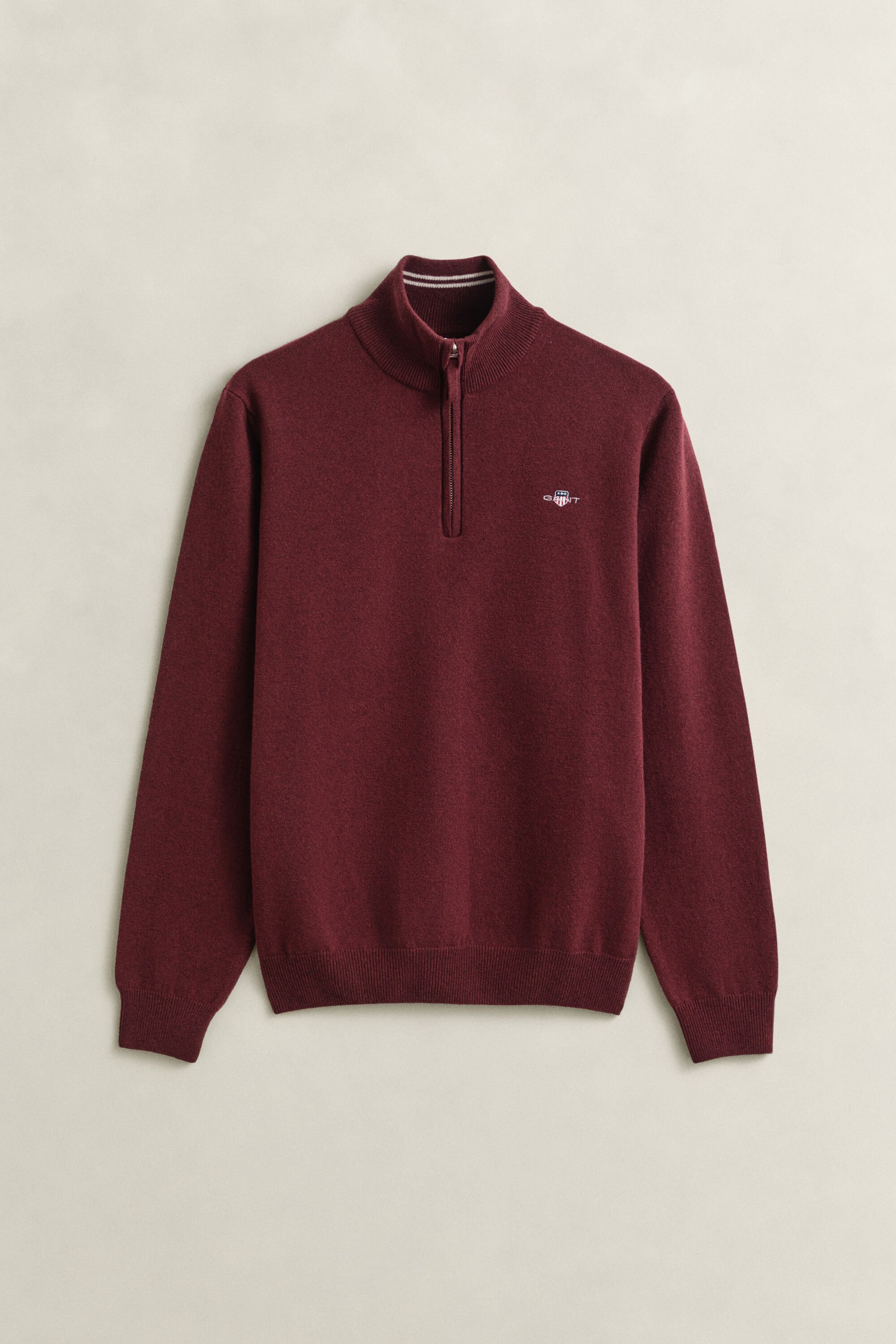 Superfine Lambswool Half-Zip Sweater