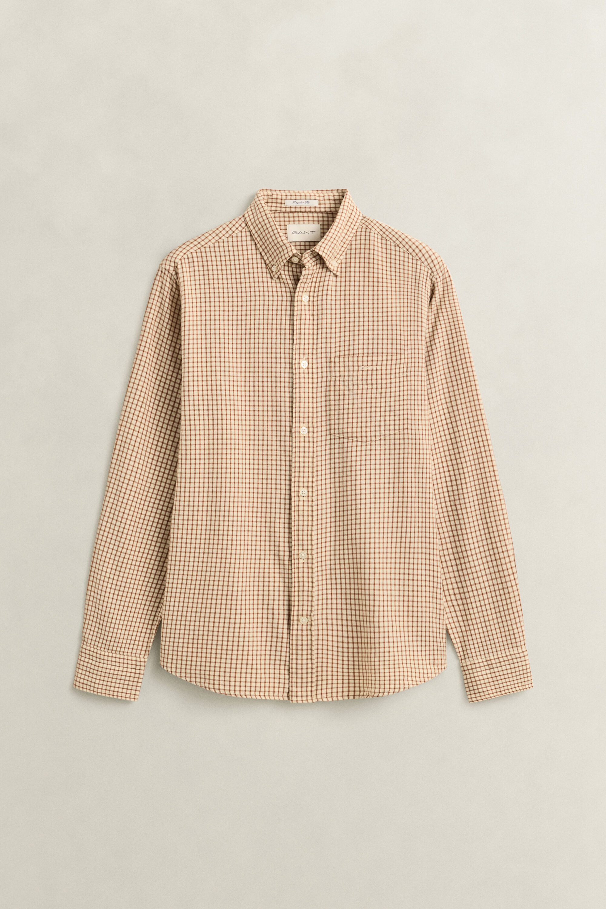 Checked Windblown Flannel Shirt