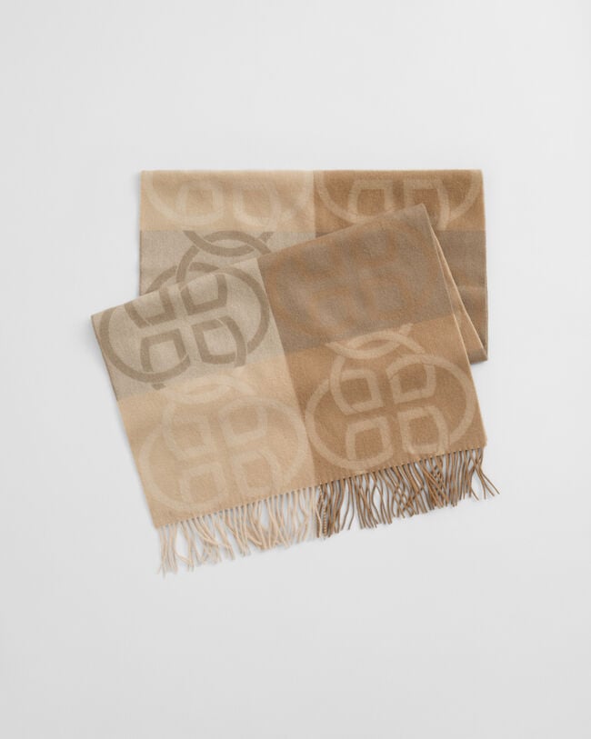 Monogram Wool Scarf