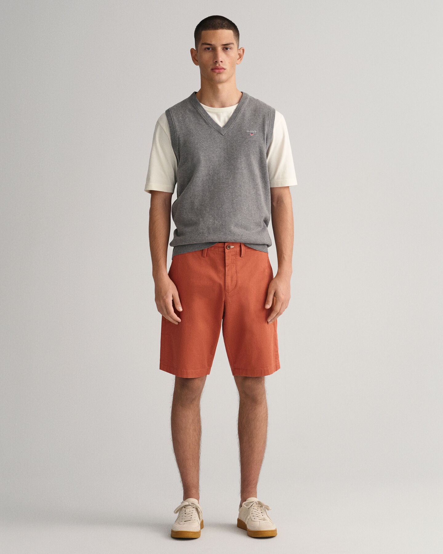 Relaxed Fit Twill Shorts
