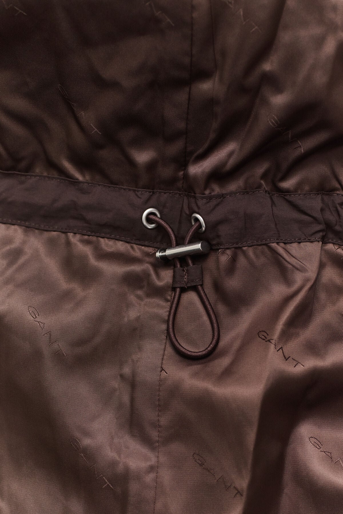 Long Down Coat — DEEP BROWN