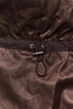 Long Down Coat — DEEP BROWN 4