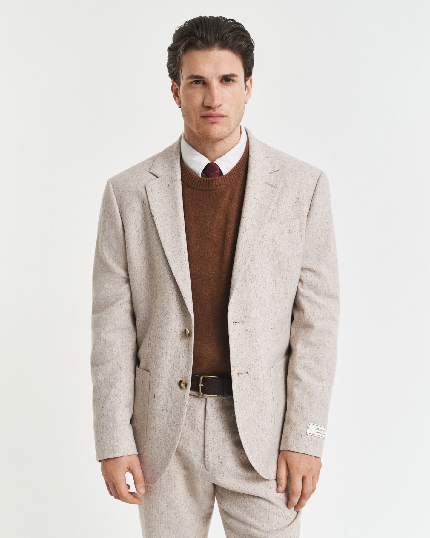 Slim Fit Donegal Suit Jacket