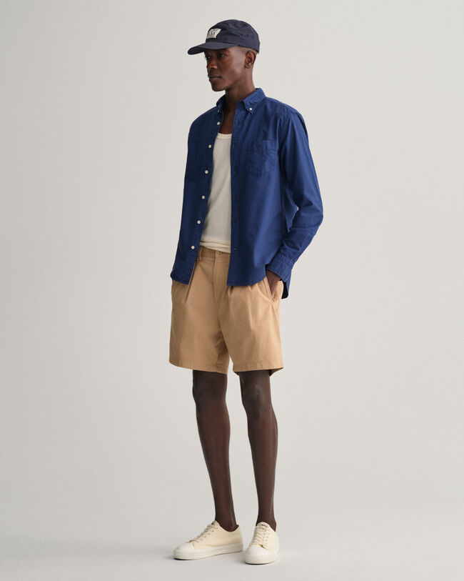 Regular Fit Sunfaded Oxford Shirt