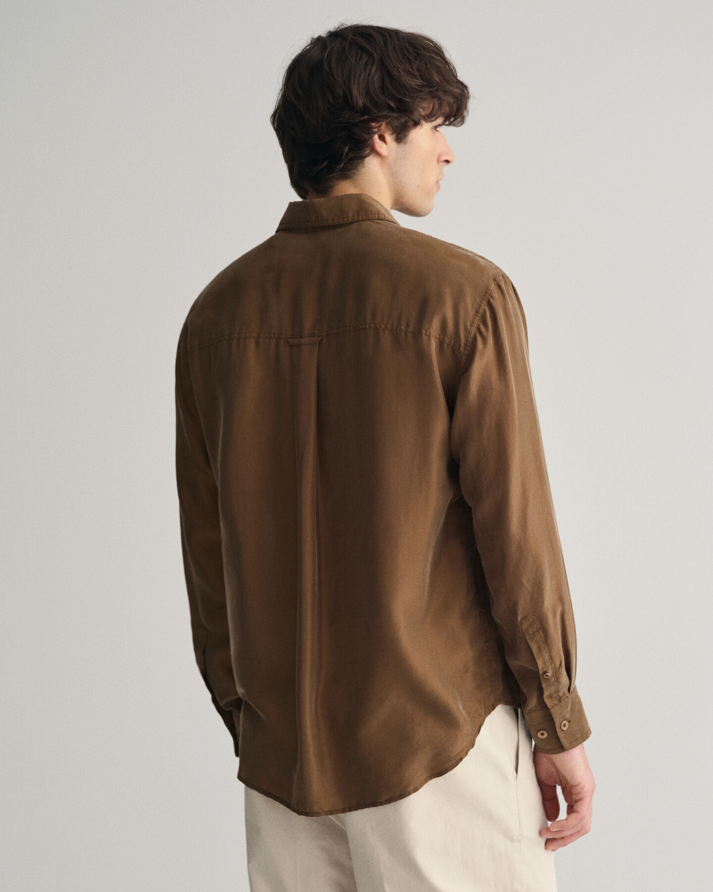 Relaxed Fit Silk Shirt