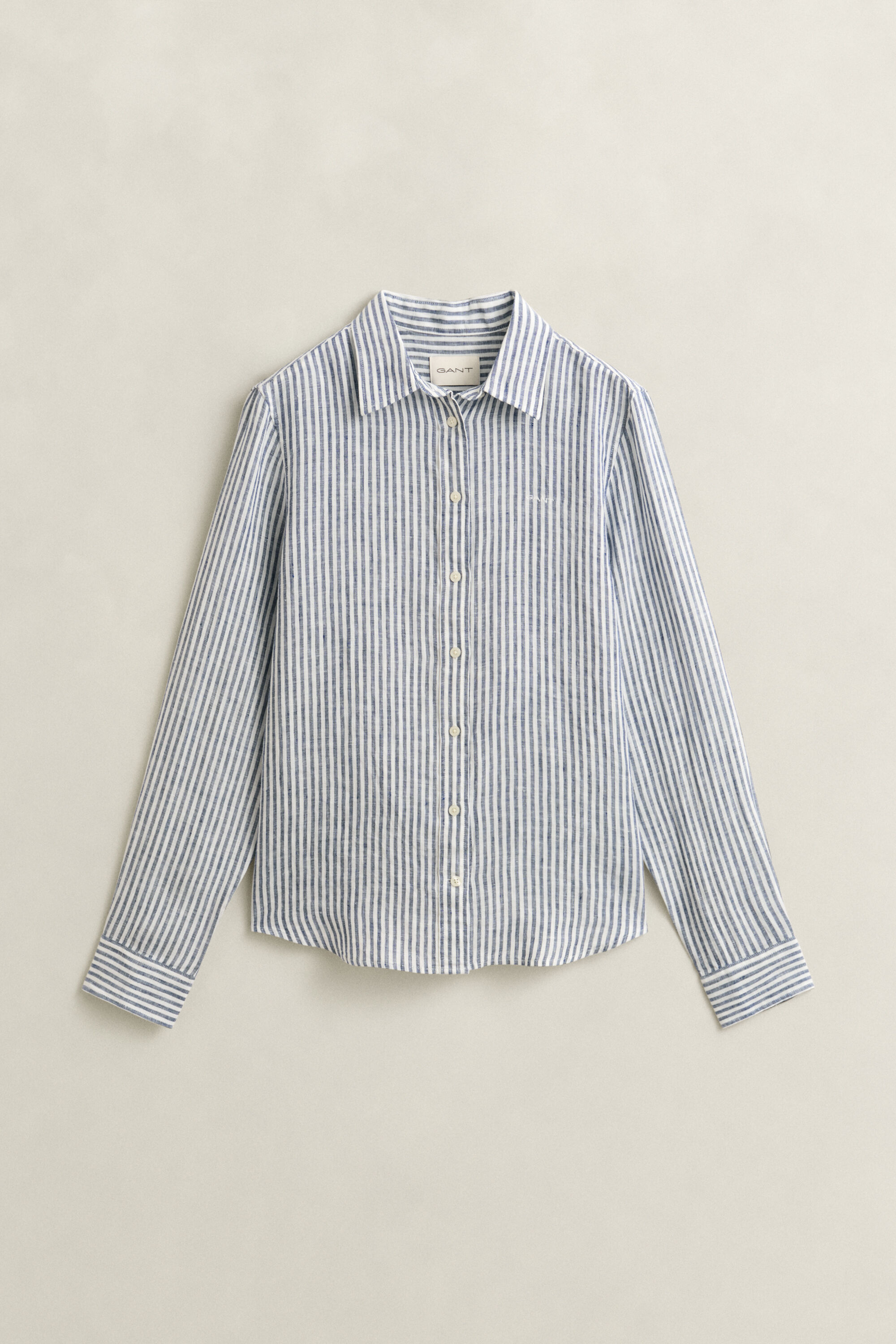 Regular Fit Striped Linen Shirt