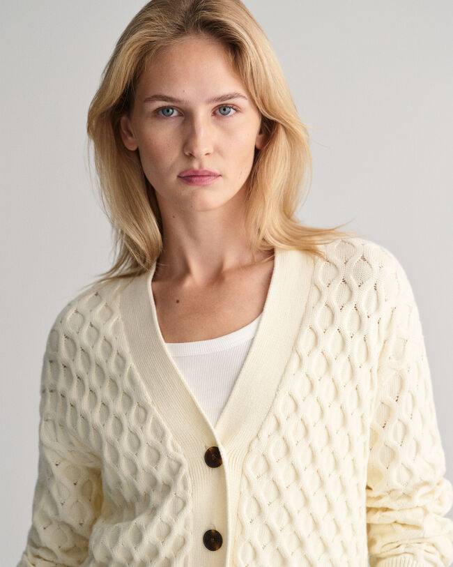 Textured Knit Cardigan