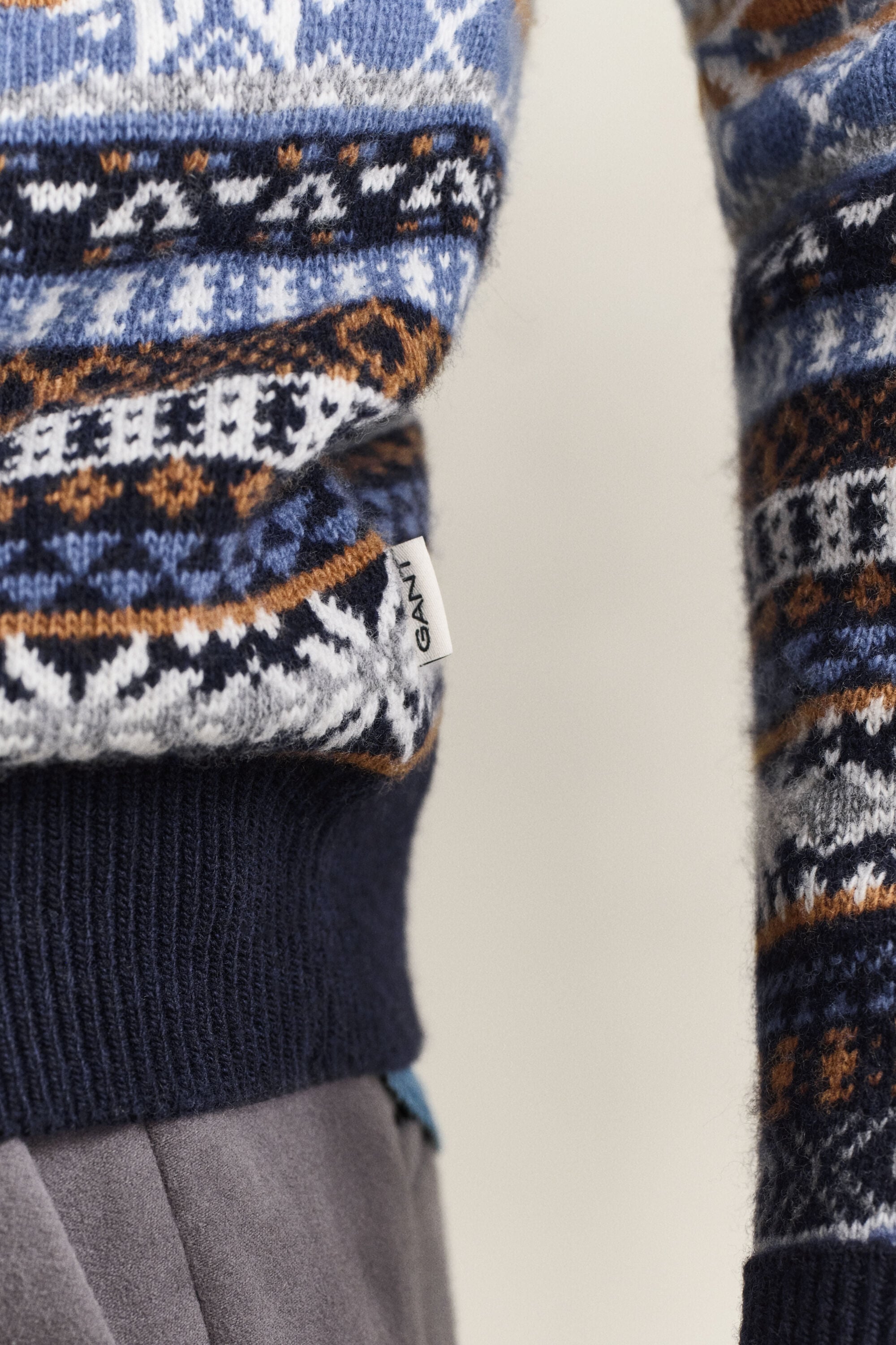 Fair Isle Crew Neck Sweater