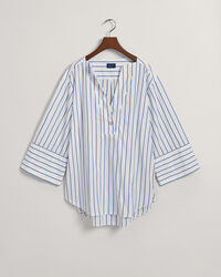Relaxed Fit Popover Striped Shirt