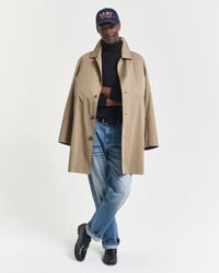 Cotton Cable Knit Turtleneck Sweater