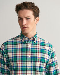 Regular Fit Checked Oxford Shirt