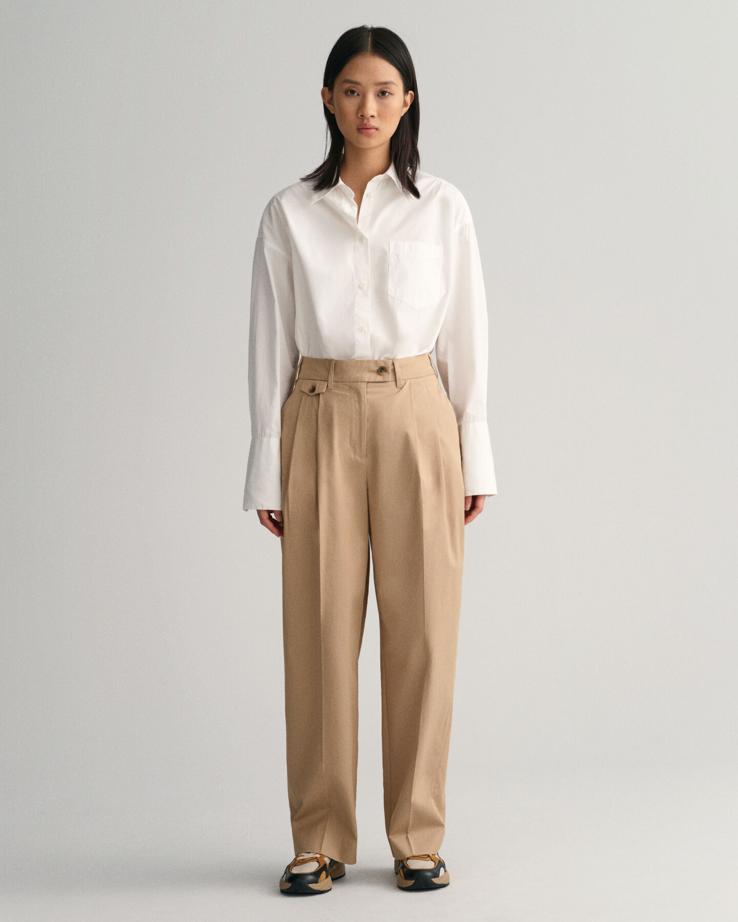 Pleated Chinos