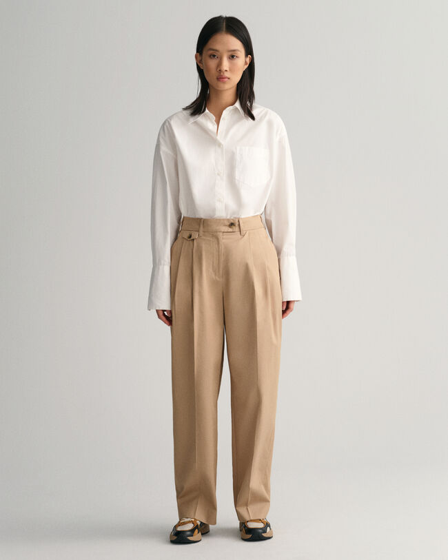 Pleated Chinos