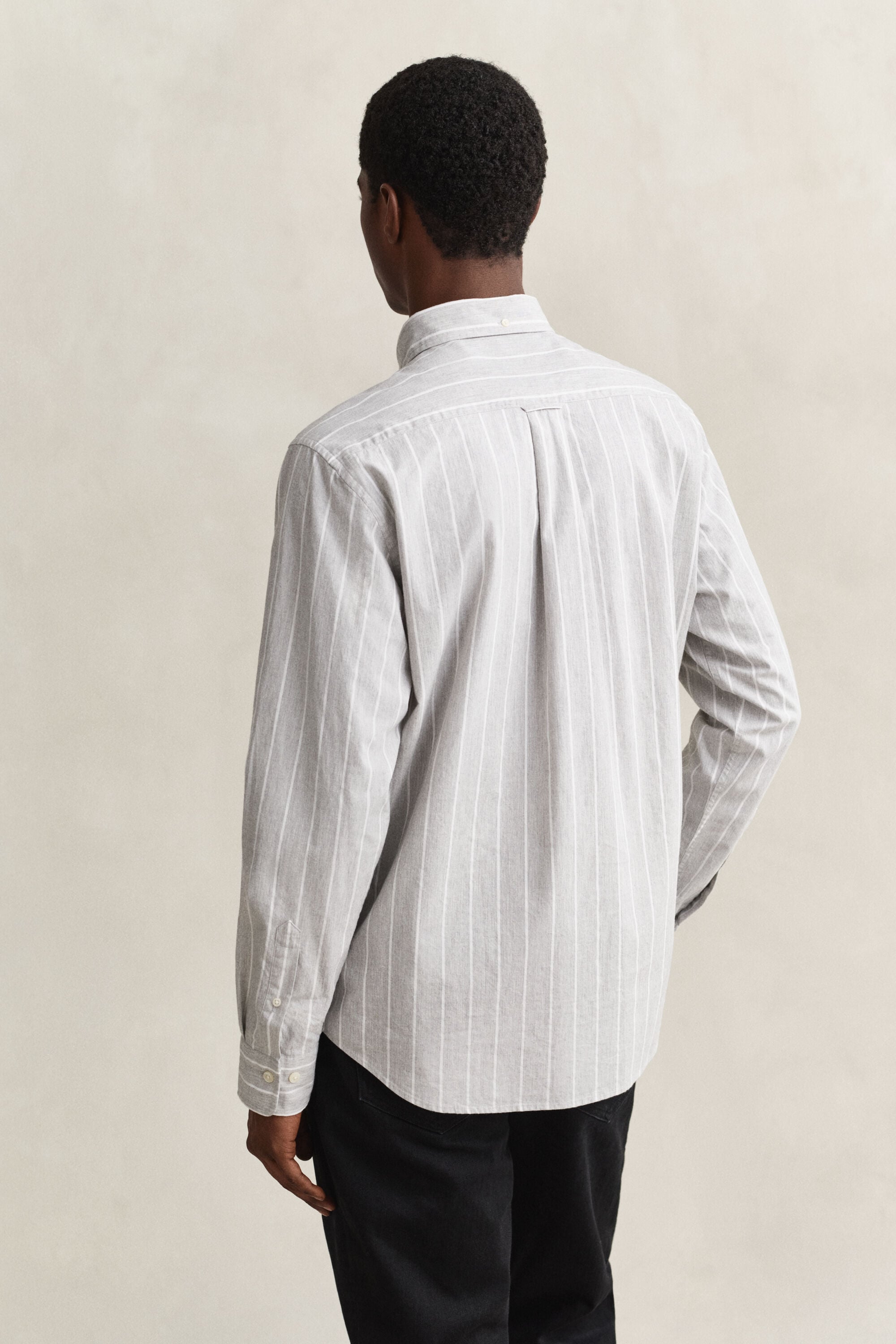 Striped Mélange Poplin Shirt