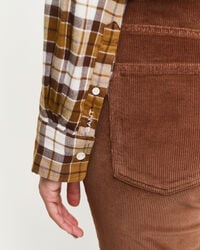 Relaxed Fit Checked Flannel Shirt