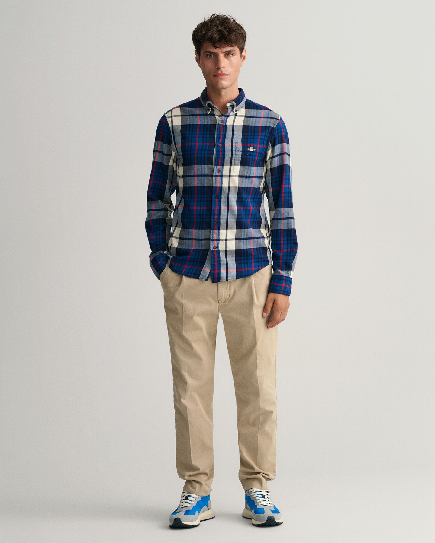 Regular Fit Plaid Flannel Shirt