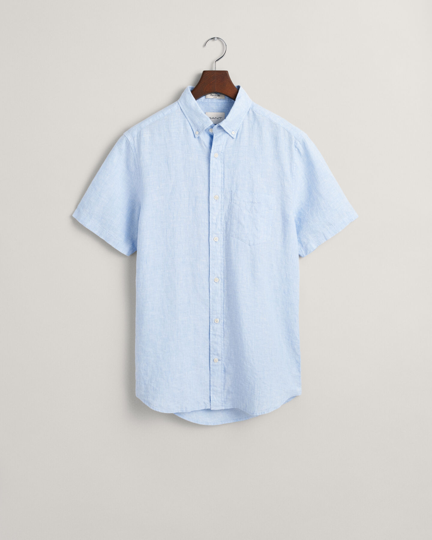 Regular Fit Linen Short Sleeve Shirt