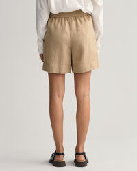 Linen Viscose Pull-On Shorts