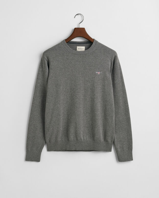 Classic Cotton Crew Neck Sweater