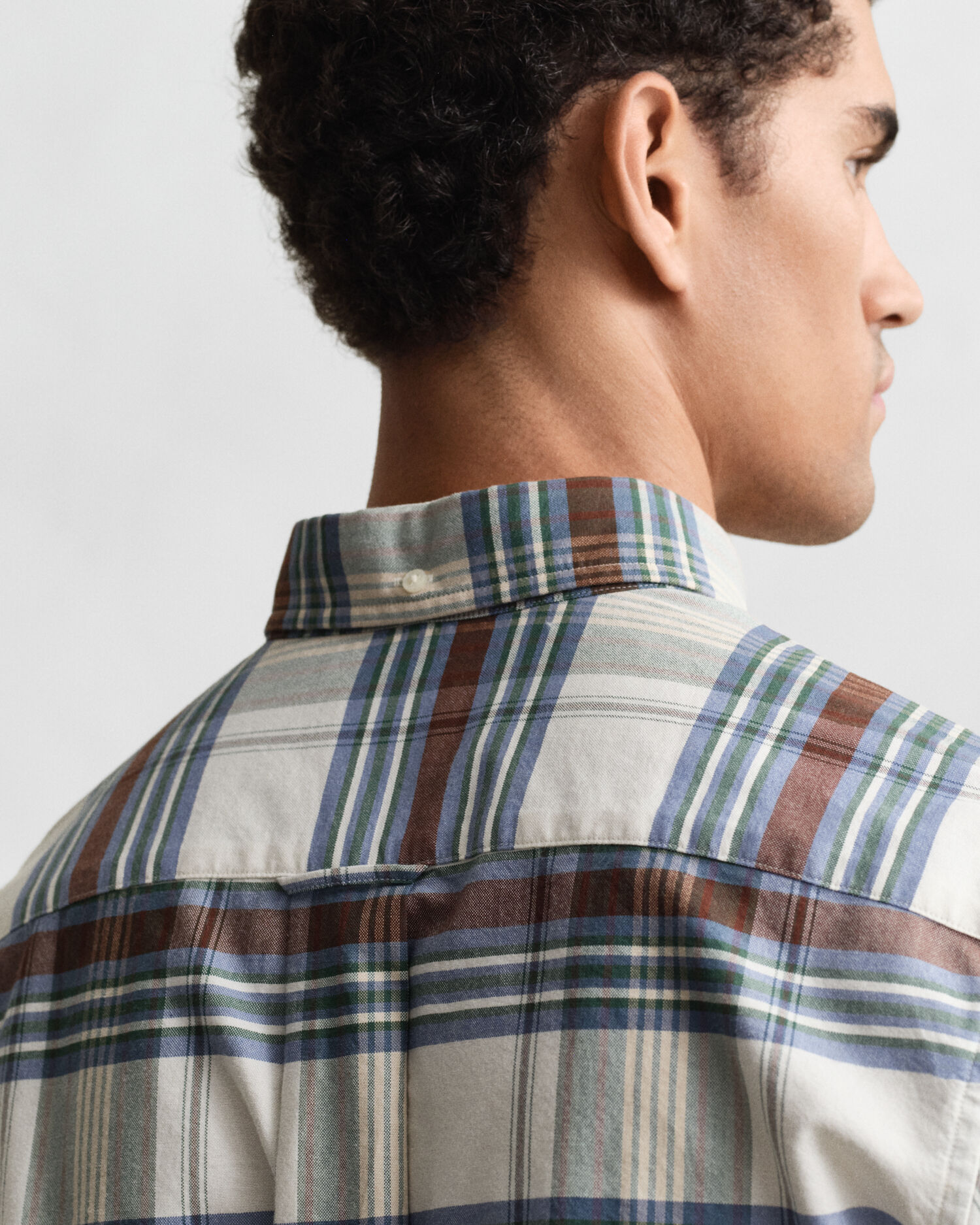 Regular Fit Classic Checked Oxford Shirt — WOODY GREEN