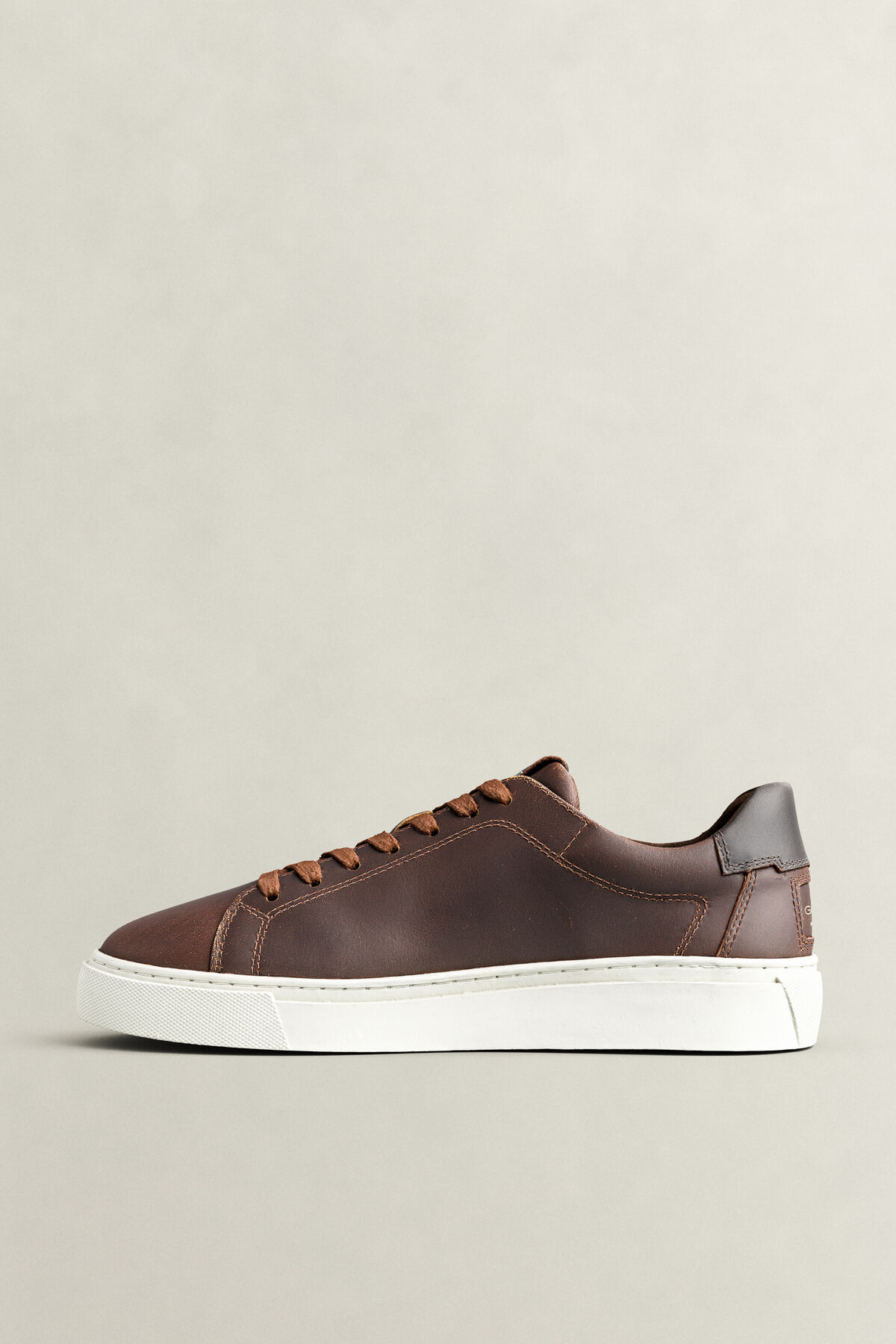 McJulien Leather Sneakers — SHADOW BROWN
