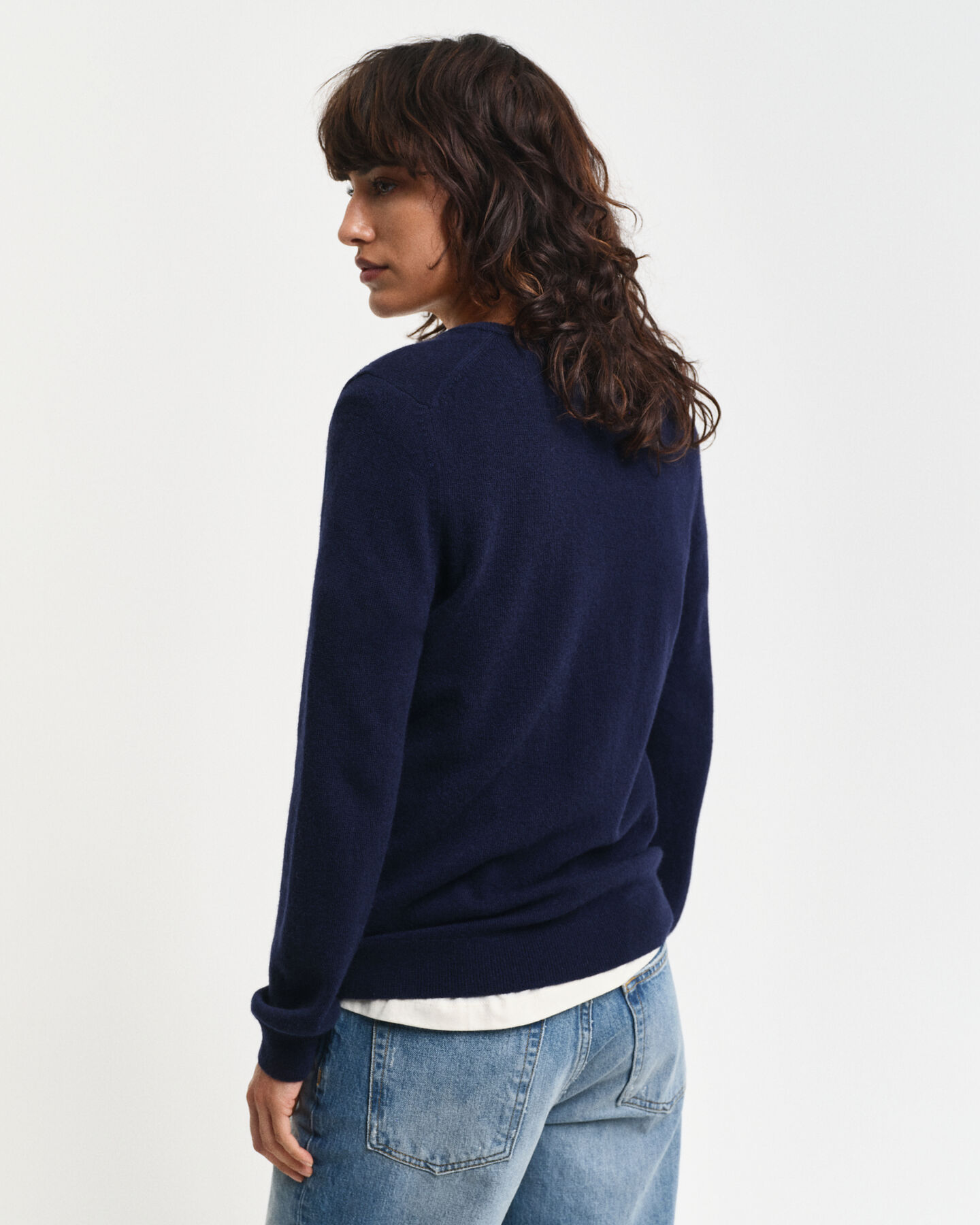 Extra Fine Lambswool V-Neck Sweater