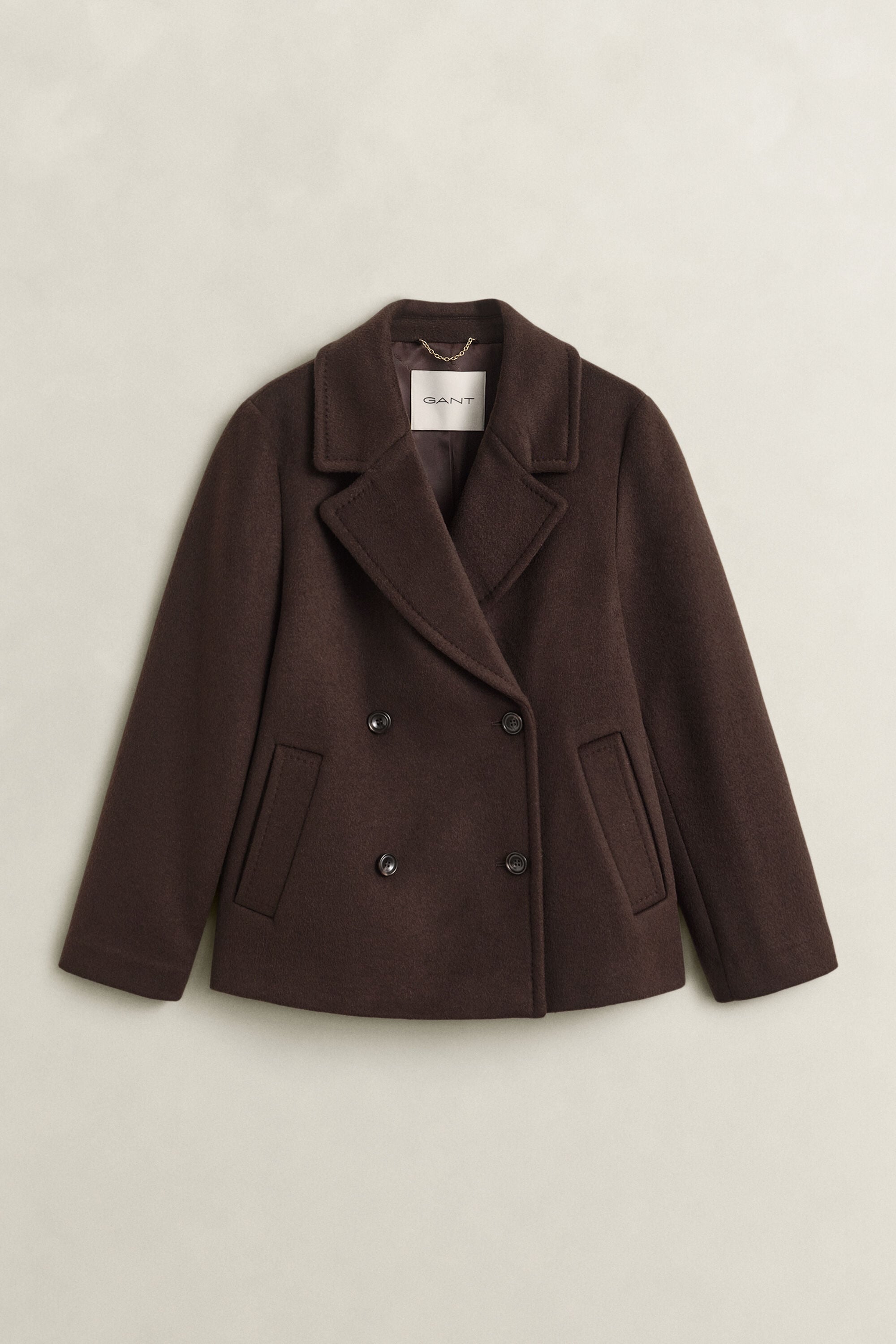 Wool Blend Peacoat