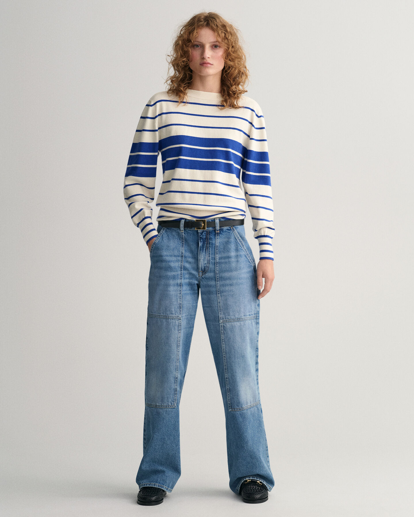 Wide Leg Cargo Jeans
