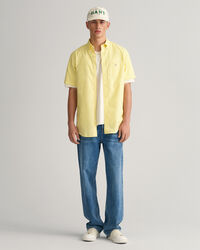 Regular Fit Short Sleeve Oxford Shirt