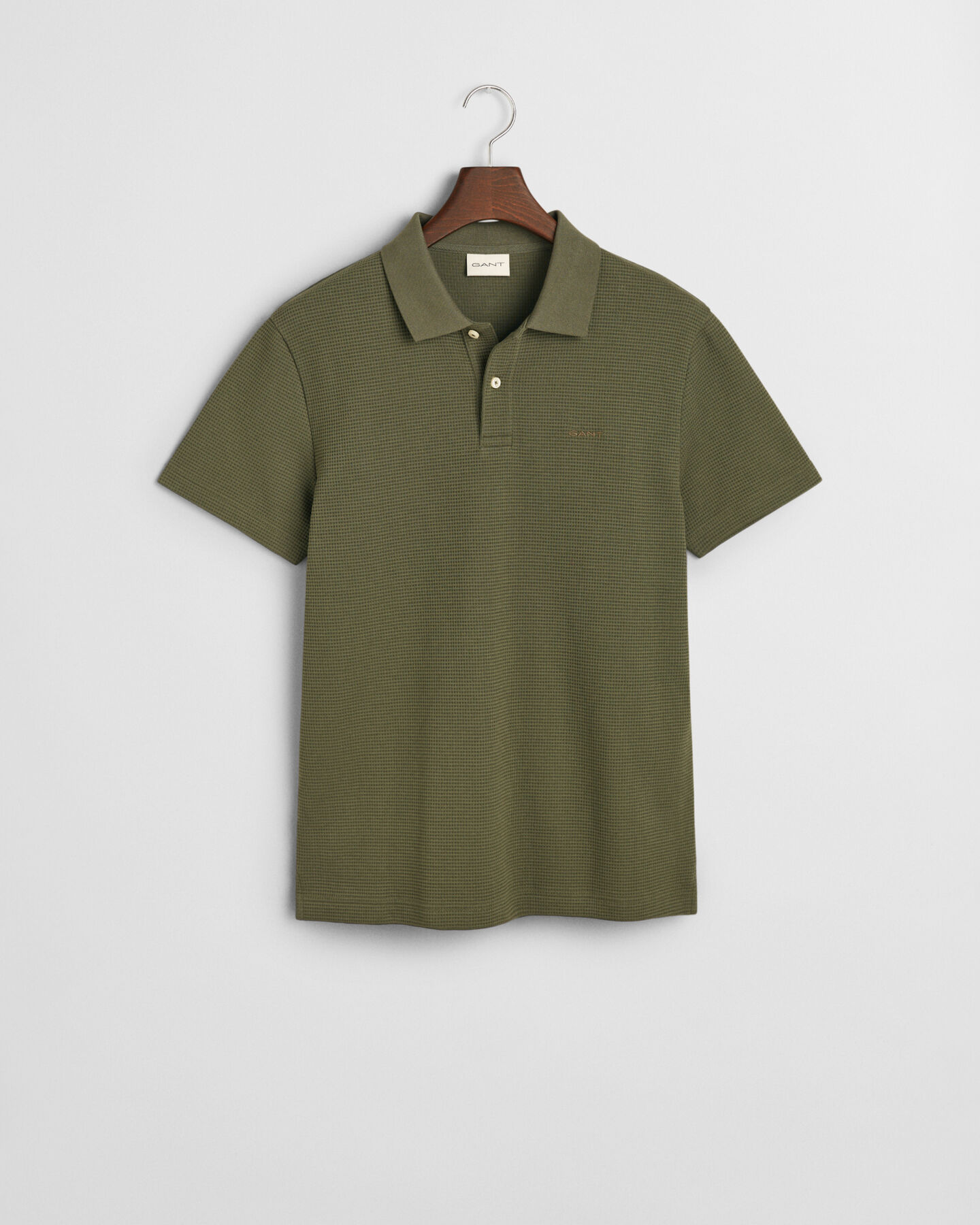 Waffle Textured Polo Shirt