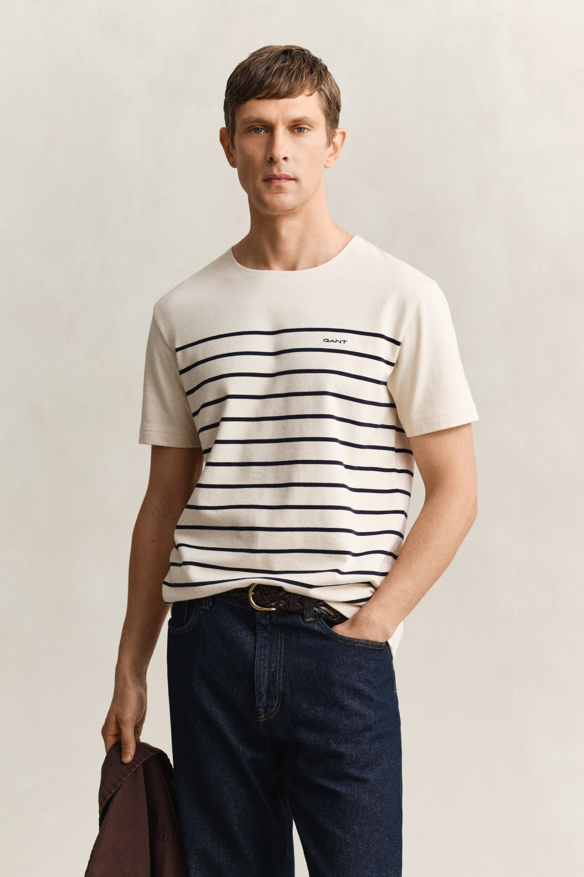 Placed Stripe T-Shirt