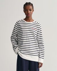 Logo Striped Long Sleeve T-Shirt