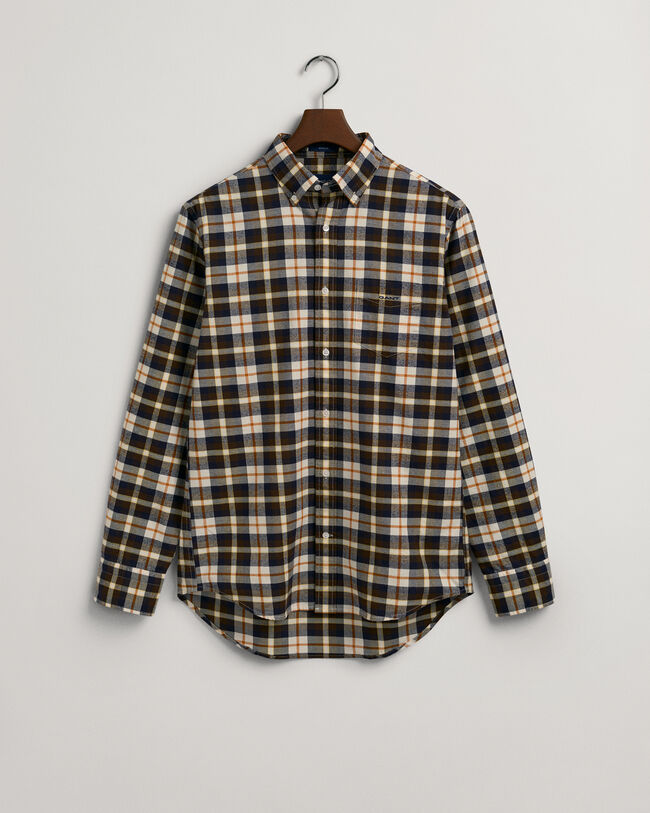 Regular Fit Brushed Oxford Tartan Shirt