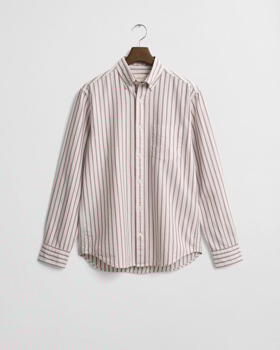 Regular Fit Striped Archive Oxford Shirt