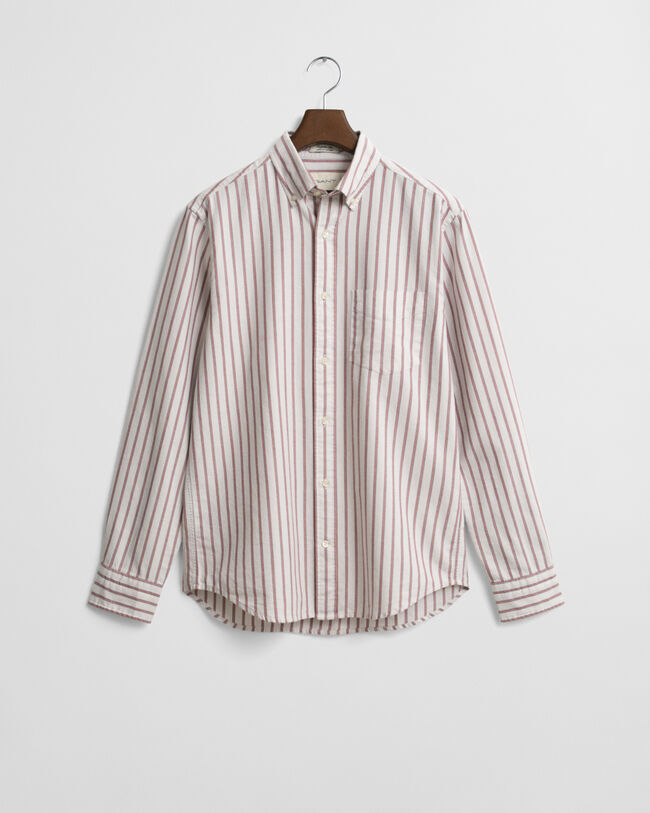 Regular Fit Striped Archive Oxford Shirt
