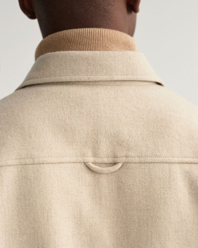 Wool Blend Overshirt