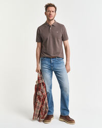 Regular Fit Shield Piqué Polo Shirt