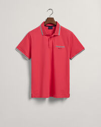 3-Color Tipped Piqu&eacute; Polo Shirt