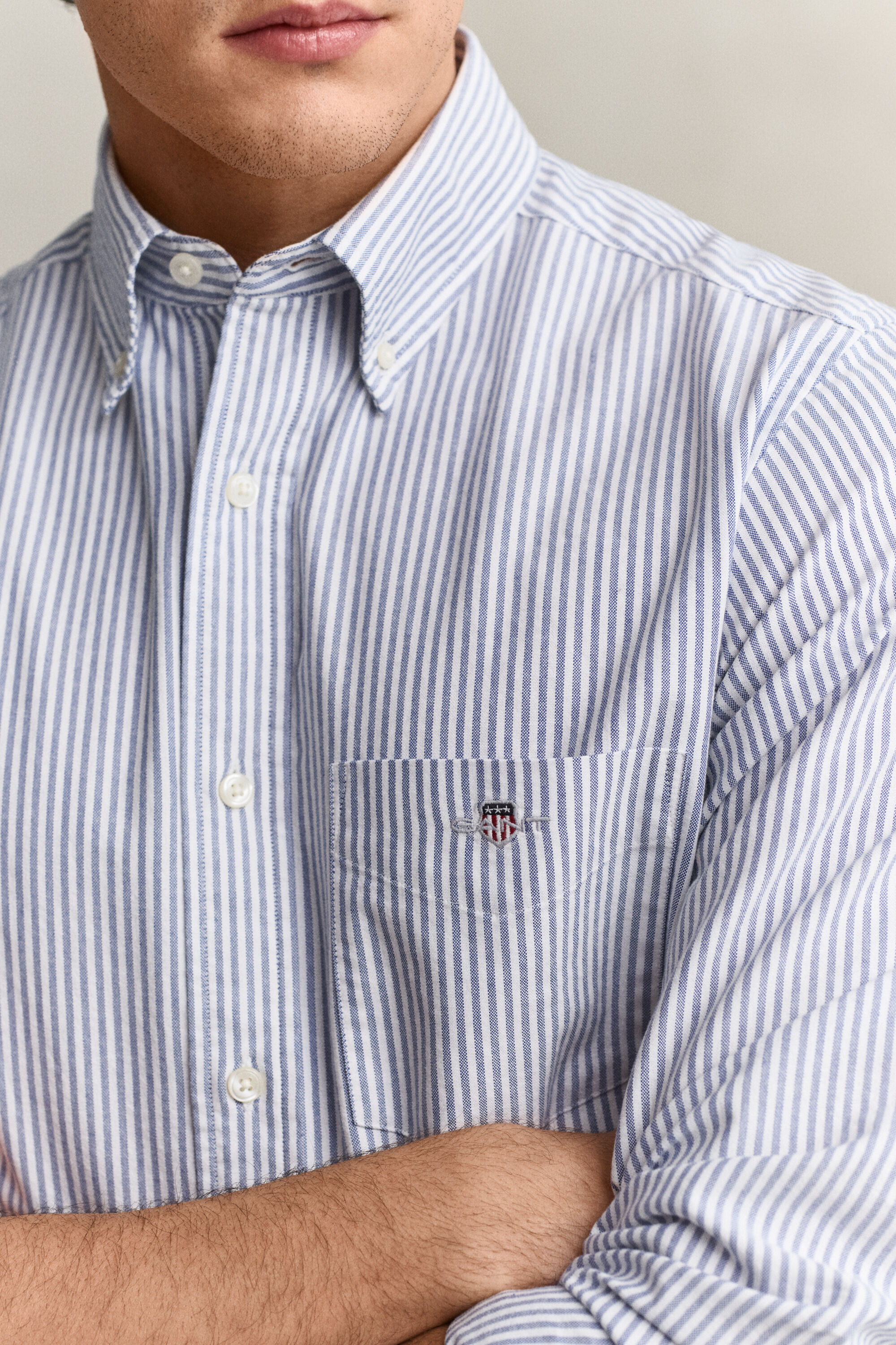 Classic Regular Striped Oxford Shirt