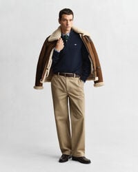 Casual Cotton Half-Zip Sweater